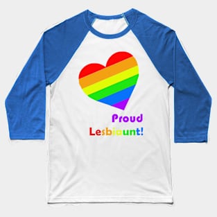 Proud Lesbiaunt Baseball T-Shirt